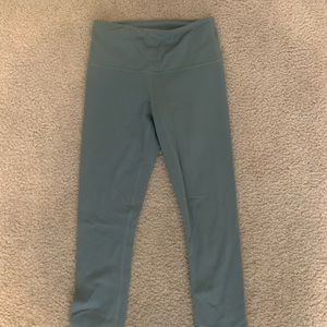 Green athlete leggings